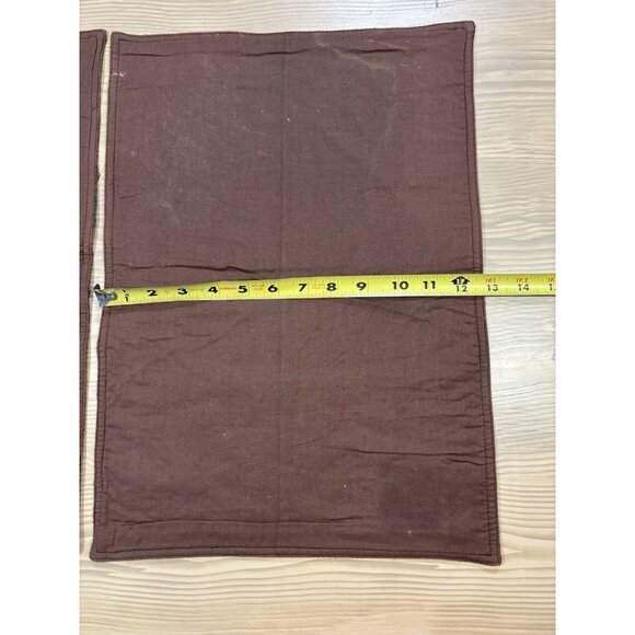 Set Of 2 Vintage Tapestry Placemats Pineapple Palm Tree Coconut Quality Boho 70s - Picture 6 of 6